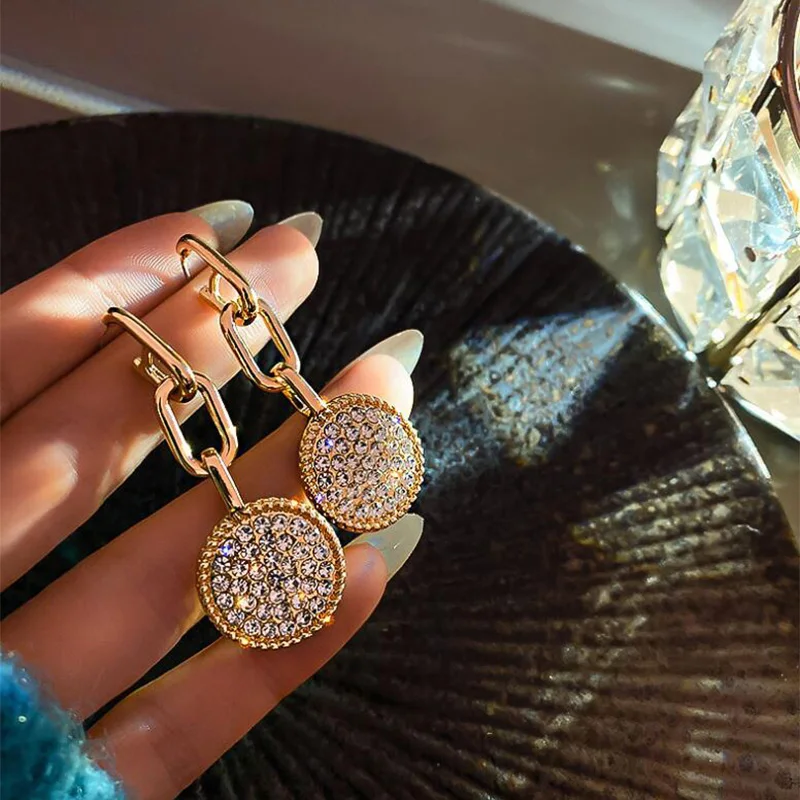 Orecchini Pendenti B.T.S. Stile Coreano - Kit Con Catena E Scatola Regalo - Foto 4