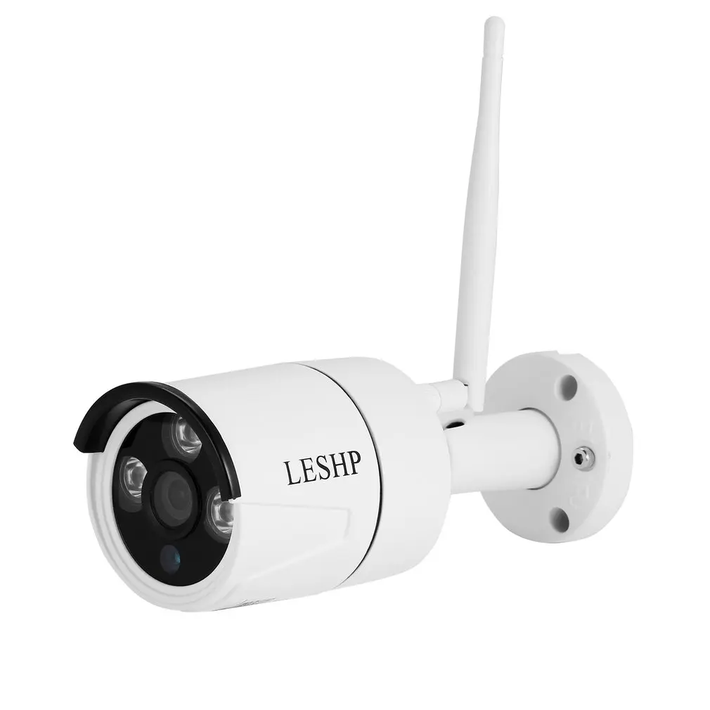 LESHP WIFI IP Camera Audio Record 1080P HD Network 3.0MP Wireless Camera Night Vision Waterproof Camera TF Storage Baby Monitor