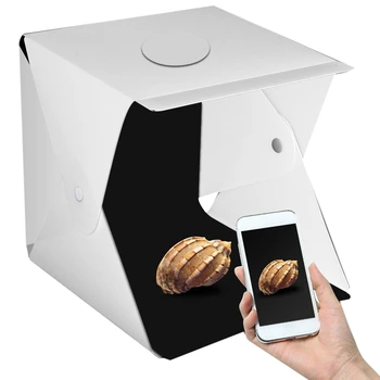 

JABS 17 Inches Portable Photography Photo Studio, Upgraded Version Led Light Portable Mini Photo Light Box Studio With 2Pcs Led