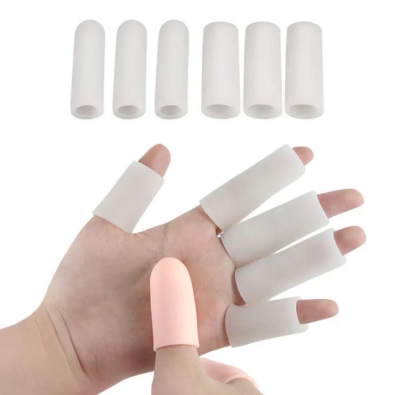 Silicone Gel Toe Finger Protector Tubes Separator Callus Bunion Corrector Corns Blisters Pain Relief Feet Care Tools toe separators toe spreader toe corrector finger toe separator toe protectors 5Pcs