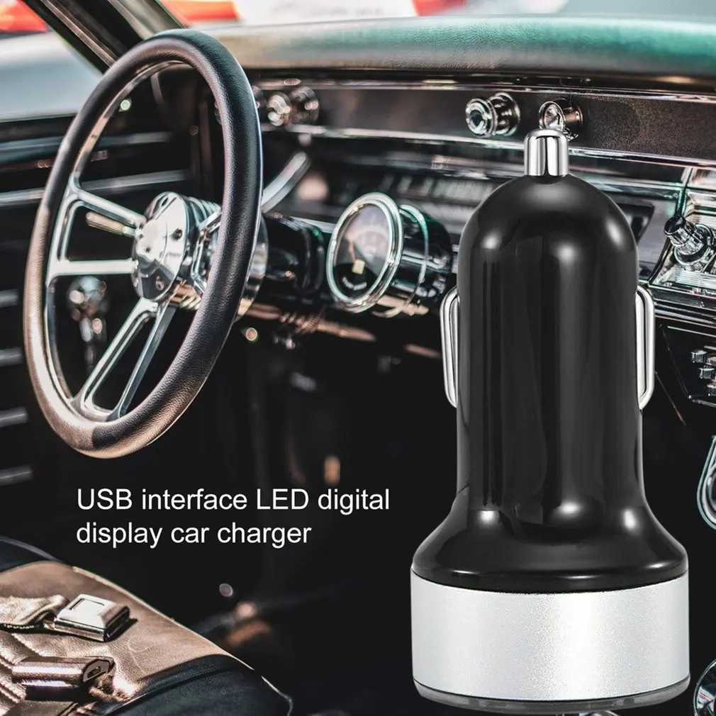 Автомобильное зарядное устройство с двумя USB портами 3 0 А|USB-адаптеры| |