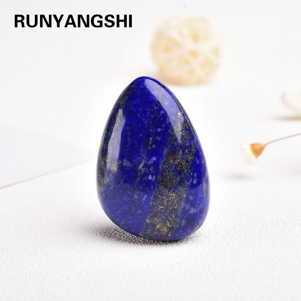 Runyangshi 30 г/шт. натуральный Лазурит гравий камень и минерал украшение для
