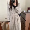 Nouveau printemps filles Robe femmes plaid coton à manches longues robes Femme Robe Vintage Robe fête Boho Robe Femme Vestido automne ► Photo 2/6