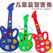 Детская игрушка музыка электронные гитары, украшенное мозаикой из драгоценных камней, 12 потешка электронная клавиатура детский игрушечный музыкальный инструмент Лидер продаж