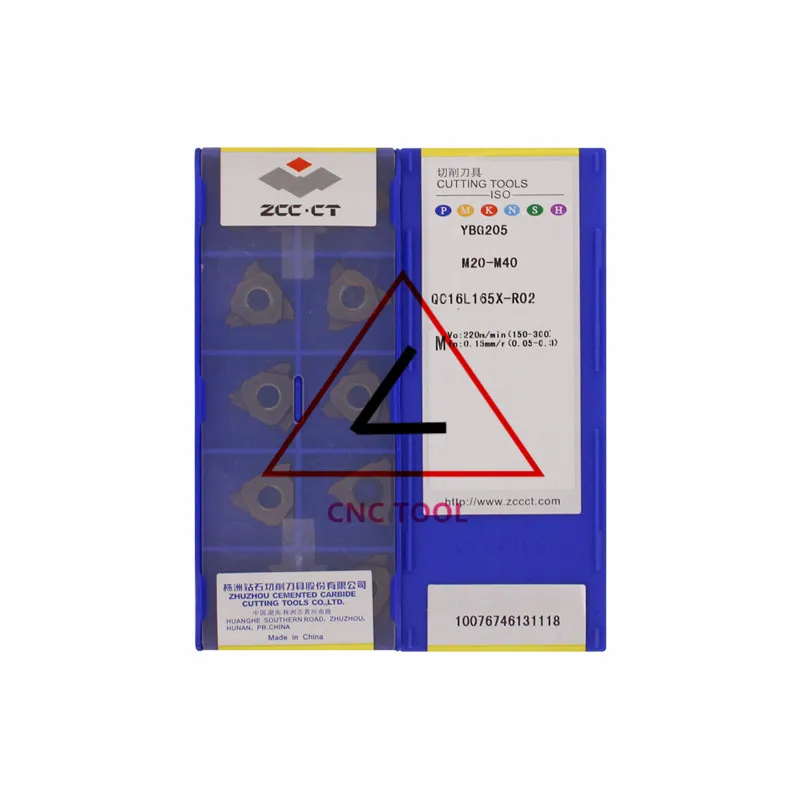 

QC16L165X-R02 YBG205 10pcs Original CHINA ZCCCT Cutting Tool