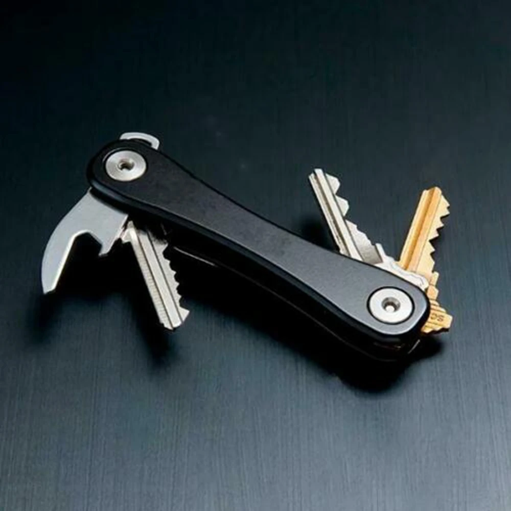 Smart Key Chain Mini Sleutelhanger Compact Sleutel Decoratieve Houder Clip Home Opslag Metalen Sleutelhanger Aluminium Organizer Sleutelhanger Outdoor