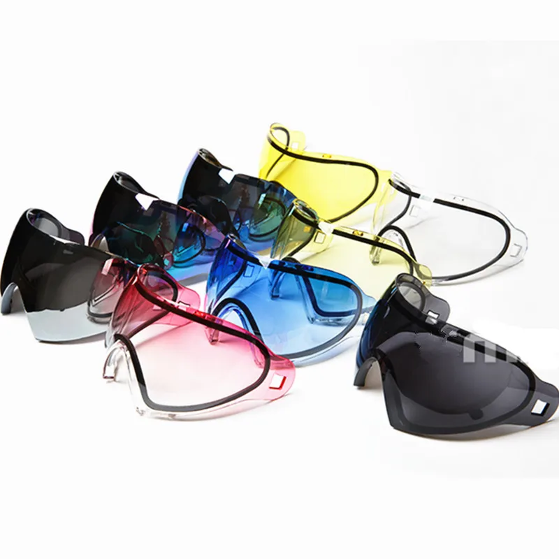 Multicolor Thermal Goggles for Paintball Mask with F1 Full Face PC Lenses Description Image.This Product Can Be Found With The Tag Names F1 mask paintball, Full face paintball, Paintball goggles lens, Paintball mask thermal lens, Paintball thermal mask e