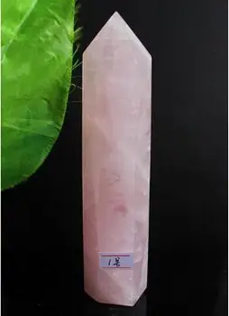 

Natural pink rose quartz crystal column column Decoration Decoration