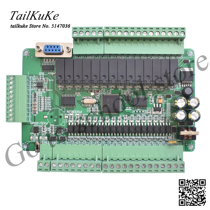 Fx3u-30mr plc Control Board simple PLC controlador Programmable FITS rs232 rs485 