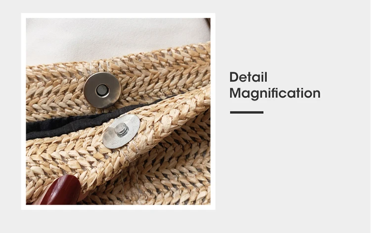 2021 New Casual Large Capacity Tote Women Straw Handbags Luxury Woven Designer Lady Shoulder Messenger Bags Female Big Purses