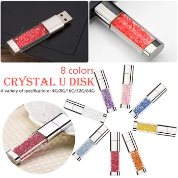

Memory Stick Drive Crystal Elements USB 2.0 memory flash stick U Disk pendrive 4GB 8GB 16GB 32GB 64GB