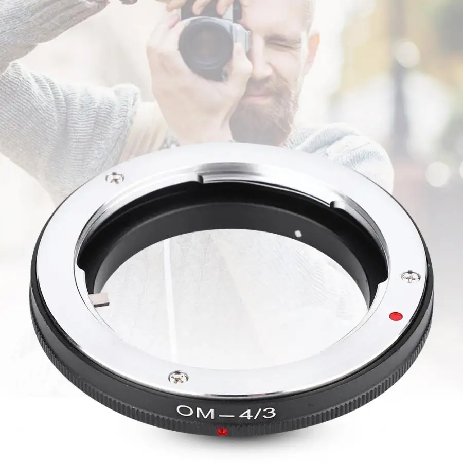 Новое OM-4/3 металлическое кольцо-адаптер для объектива Olympus OM для крепления камеры 4/3 E510 E500 E400