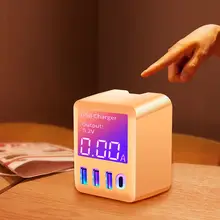 IHaitun 30 Вт 4 в 1 мульти usb type C PD настенное зарядное устройство док-станция Powerbank зарядное устройство для samsung Note 9 Oneplus 7 Pro qc3.0