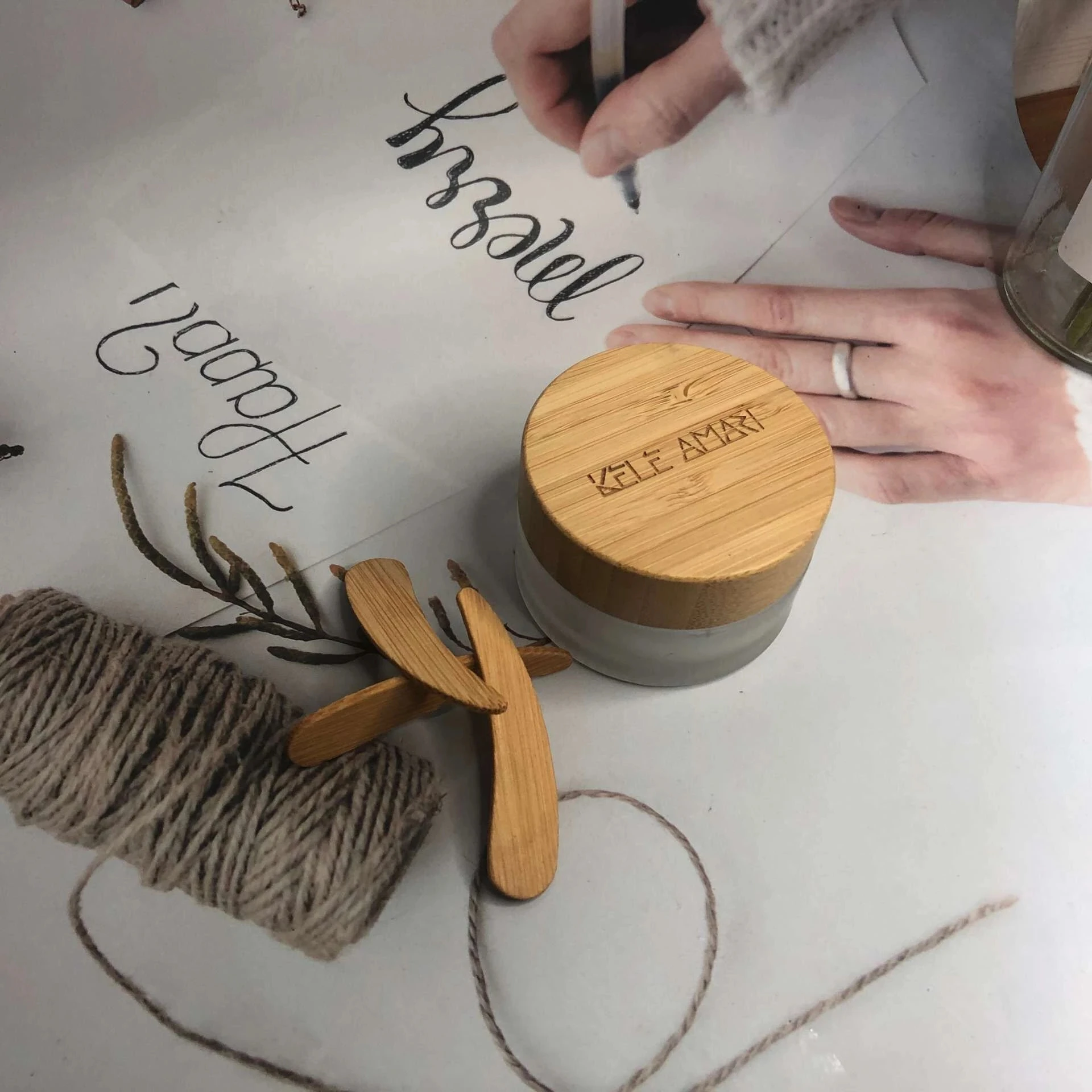 Engraved Customized Bulk Mini Wooden Spoons For Cosmetics Custom