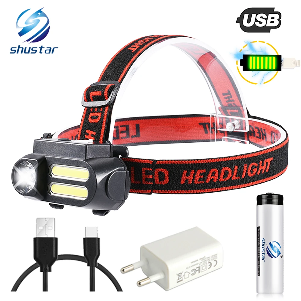 Headlamp Battery Shustar Battery Usb Headlamp Led Headlamp Battery Suit Super Bright