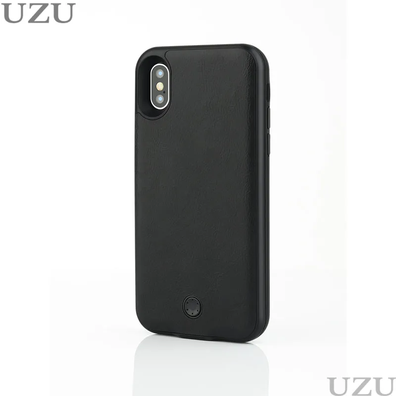 

4000mah wireless charegr cases for iphone x xs external portable battery charging case for iphone x xs luxury 2 in 1