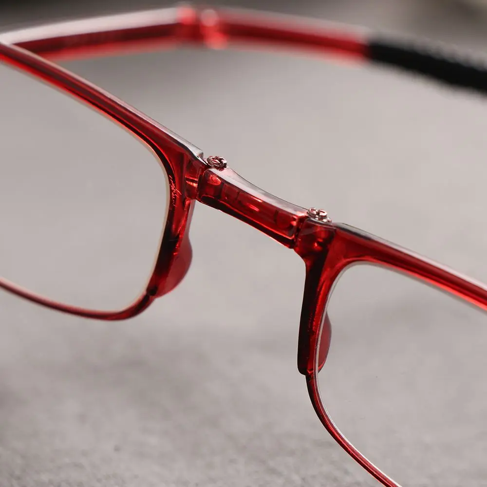 TR90 Ultraleicht Klapp Lesebrille Unisex Faltbare Lesebrille Brillen Mit Fall + 10 bis + 40 für Eltern Vision pflege – Detail 9