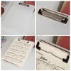 A4 Plastic Storage Clipboard File Box Case Document File Folders Clipboard Writing Pad Stationery School Office Supplies ► Photo 3/6