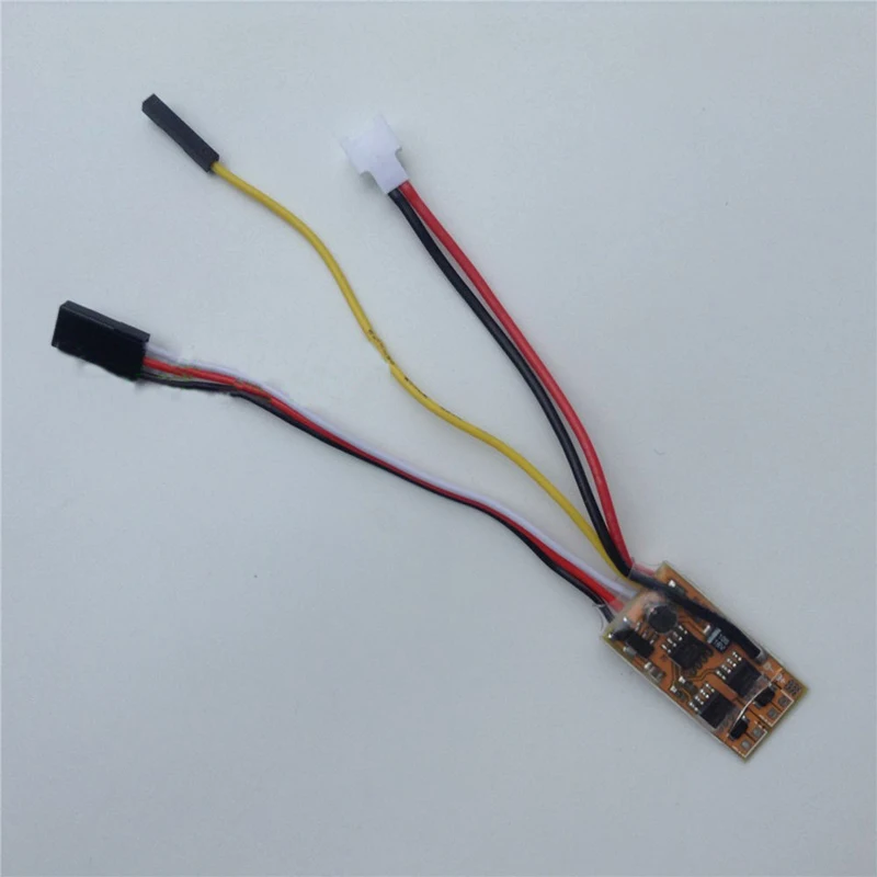 1 шт. 1S 2 S/3 S 6Ax2 2CH односторонний матовый ESC двойной двигатель дифференциальный смешанный контроллер скорости для RC мини-самолета