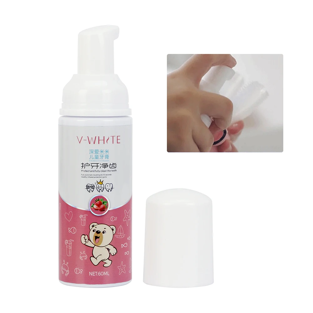 v White Toothpaste 60ml Toothpaste Whitening Foam Natural Mouth Wash Water Teeth Whitening Toothpaste Liquid Oral Hygiene Toothp