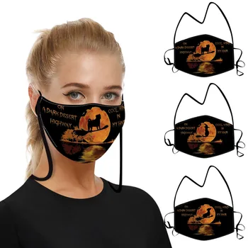 

3pc Adult Mouth Masks for Protection Face Mask Washable Earloop Mask For Protection For Adults Scarf Flag Bandana#3