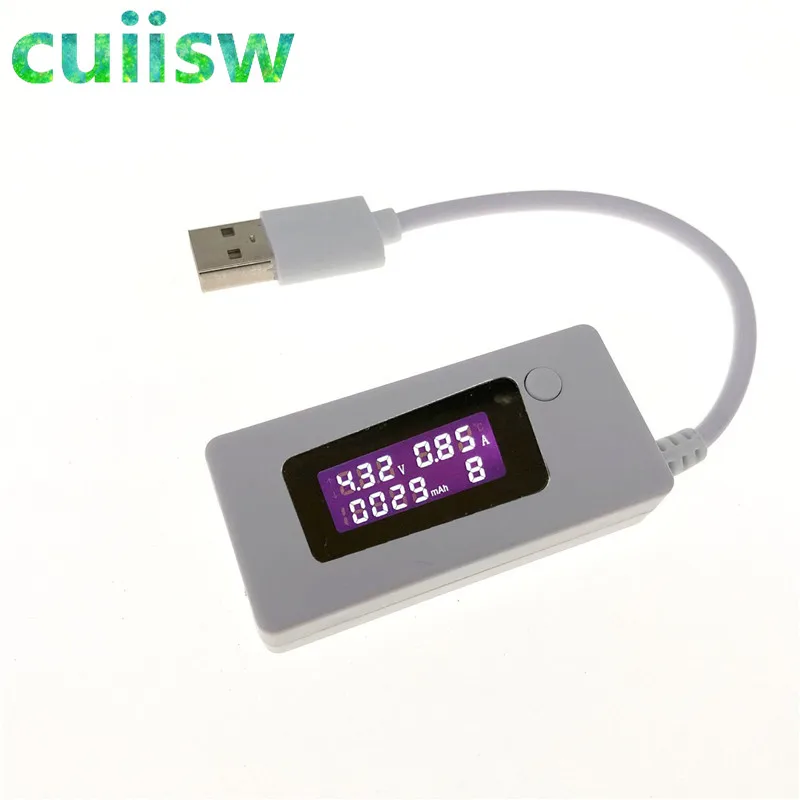 LCD Micro USB Charger Battery Capacity Voltage Current Tester Meter Detector +Load Resistor 2A/1A with Switch|Voltage Meters| - AliExpress