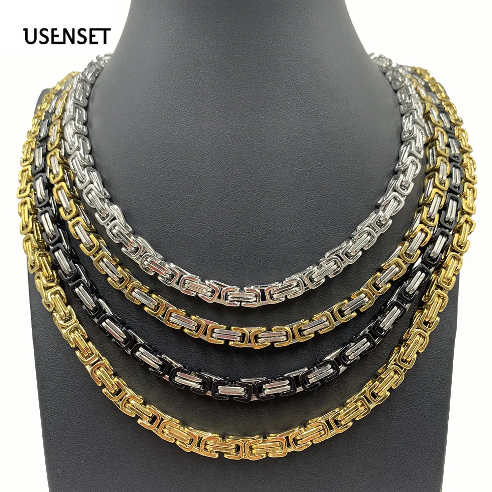 4MM 5MM 6MM 8MM USENSET|Chain Necklaces 