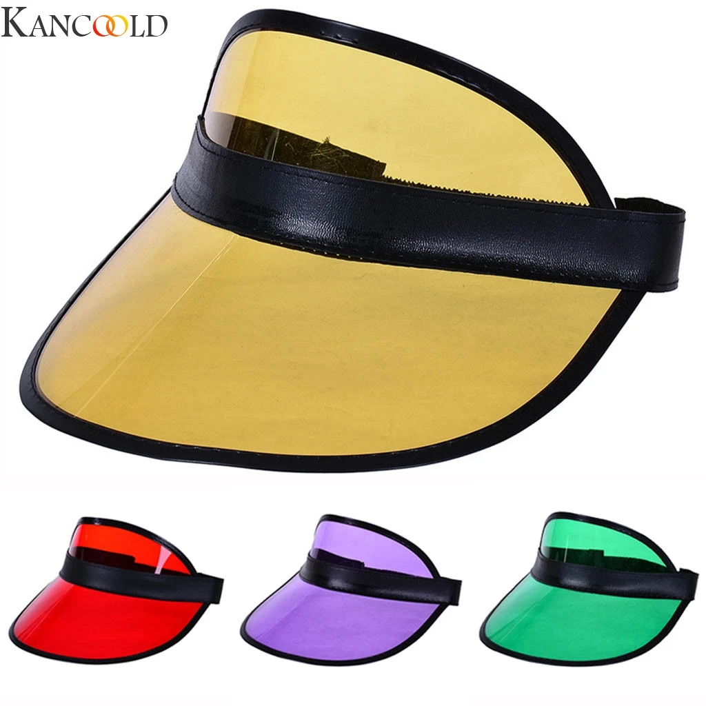 KANCOOLD унисекс летняя уличная Бейсболка Snapback лист камуфляж Регулируемая шляпа Пустой Топ пластик ПВХ карамельный цвет козырек