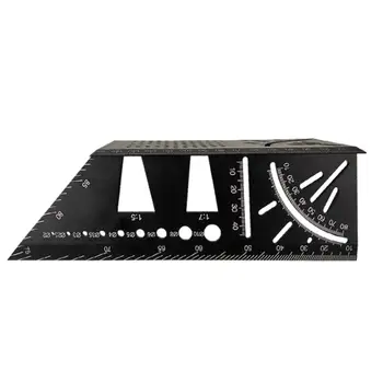 

1Pc Gauge Ruler Prime Durable Multifunctional Gauge Ruler T-type Ruler Measuring Tool for Carpenter