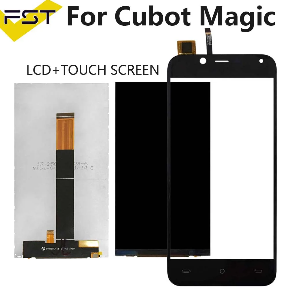 Для Cubot Magic lcd с сенсорной панелью запасные части для Cubot Magic Phone lcd дисплей+ сенсорный экран дигитайзер Инструменты+ клей