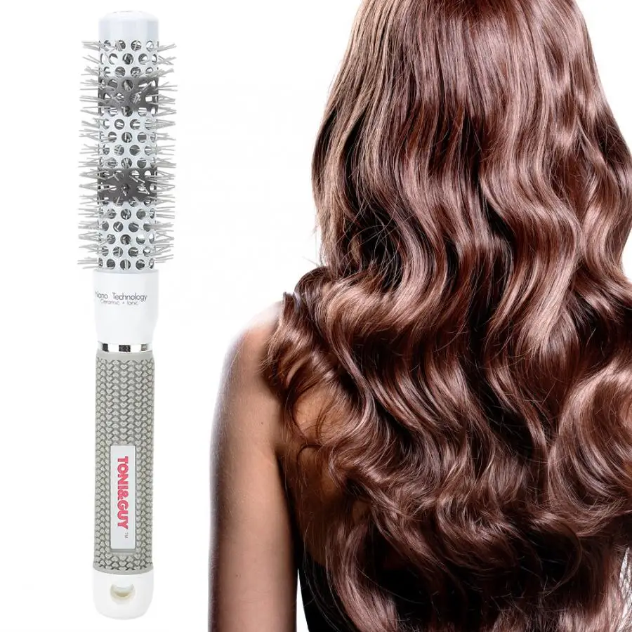 Comb Heat-Resistant Ceramic Aluminum Rolling Comb Cylinder Comb Hairstyling Tool Accessory Professional Hair Comb