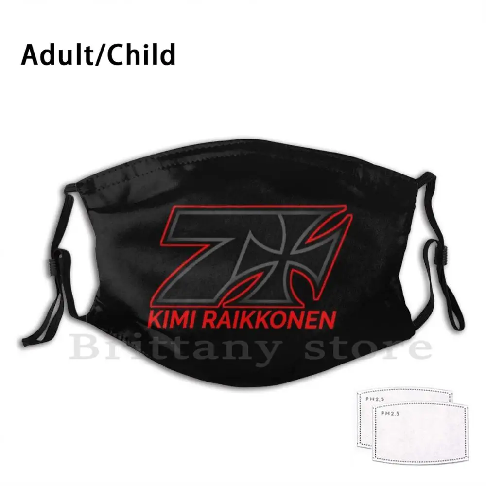 

Kr 7 Cross Original Washable Adult Kids Filter Mouth Mask Kimi Kimi Kimi Seven 7 Cross 7cross Logo Symbol The Iceman Iceman Ice