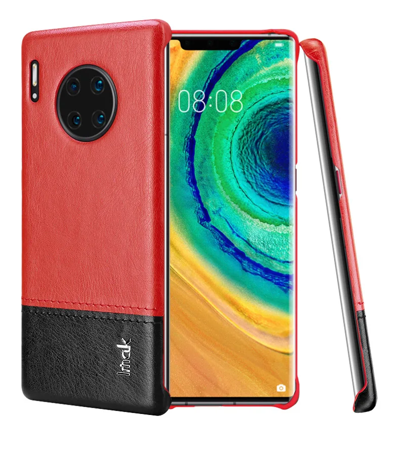 Роскошные Чехлы Imak Ruiyi для huawei mate 30 Pro mate 30 Pro, тонкий чехол для задней крышки телефона, жесткий чехол для ПУ ПК, деловые обложки