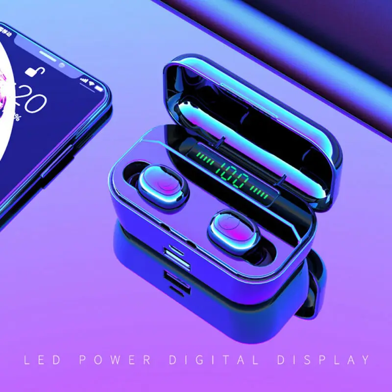 

Wireless Bluetooth 5.0 Headset Headphones Sports Jogging Earphones USB Charging durable and practical to use