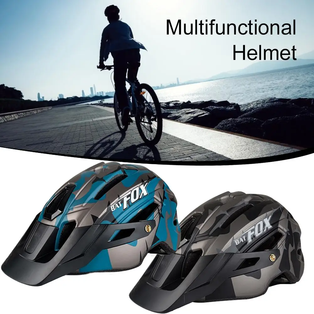 Горый велосипедный шлем все-в-одном защитный шлем для велоспорта голову защитный чехол с Предупреждение светильник, способный преодолевать Броды для взрослых Для мужчин Для женщин молодежи подростковый