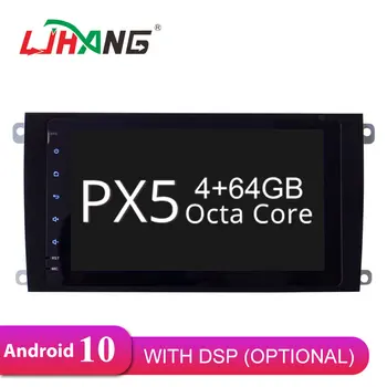 

LJHANG Android 10 Car DVD Multimedia Player for Porsche Cayenne 2003-2010 WIFI GPS Navigation 2Din Car Radio Stereo 4GB+64GB RDS