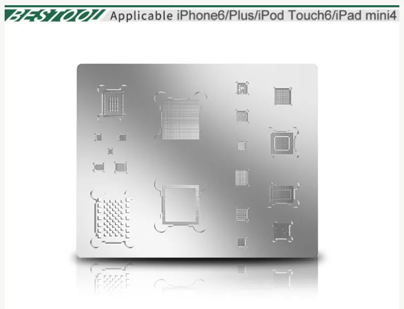 Лучшая 3D BGA стальная сетка A8 A9 A10 A11 A12 для iphone 6 6P 7 8P X XR непосредственно нагреваемый
