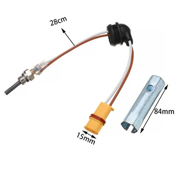

12V Glow Plug Pin For Eberspacher Airtronic D2 D4 Parking Heater Wire Cable with Wrench Car Heater Parts