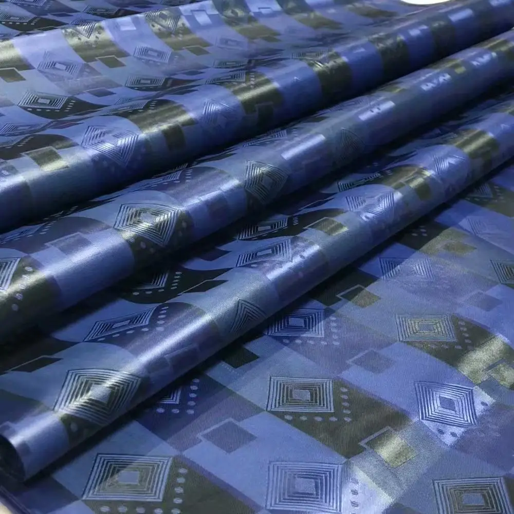 Африканская кружевная ткань хлопок Базен Riche ткань для ткани Новое поступление Нигерия Базен broderie ткань TIssu жаккард 5 ярдов