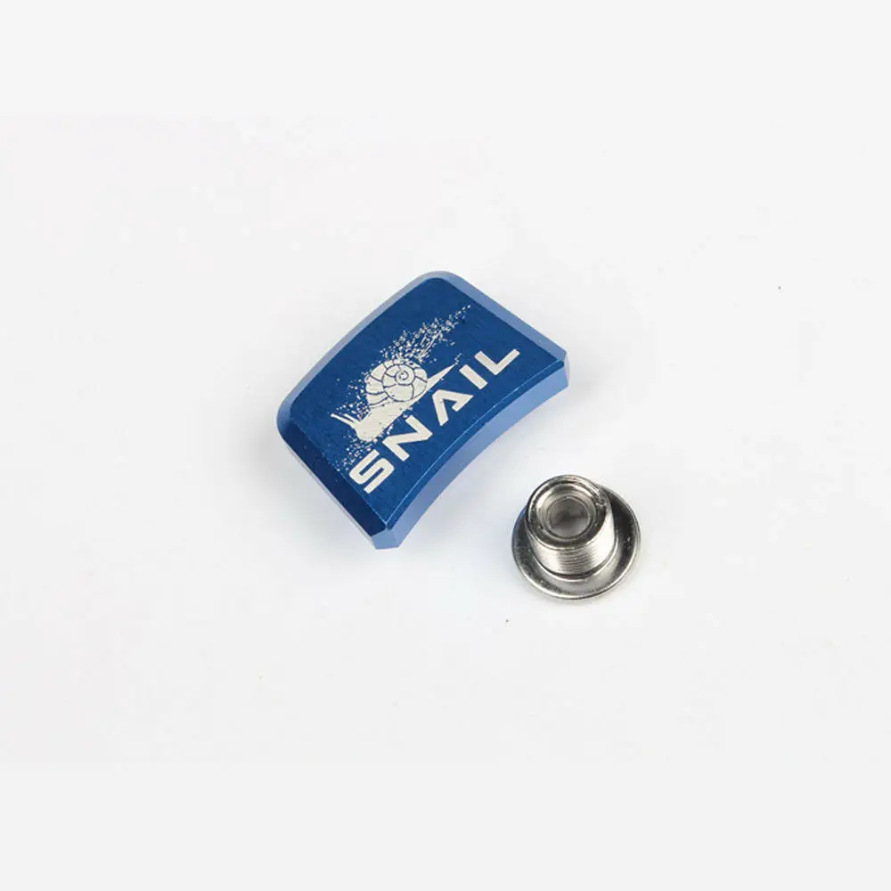 Blue-1pcs Винты для велосипедных звездочек SNAIL MTB, 7075, алюминиевый сплав, одиночные болты для шоссейных горных велосипедов, винты для дисков, для ШАТУНОВ - Цвет: Blue-1pcs