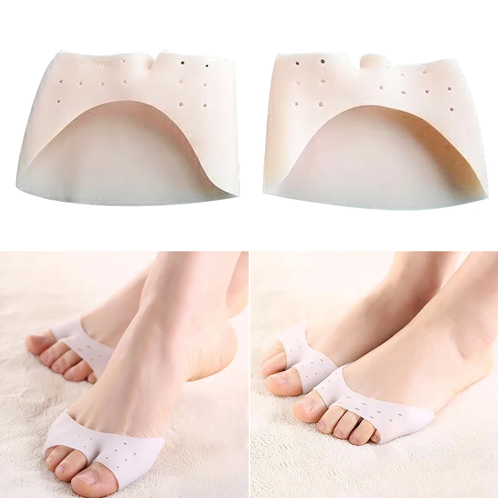 1 Pair Bunion Treatment Corrector Silicone Forefoot Pad Big Toe Separator Sleeve
