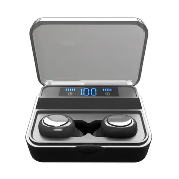 

Portable smart noise reduction sports TWS wireless bluetooth S590 headset 9D stereo earbuds digital display 3500mah