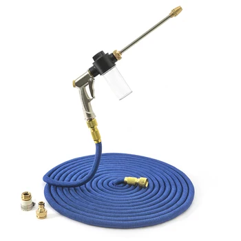 

2020 Trend Flexible Hose For Car Wash Expandable Stretchy Garden Hose Pipe Stretch Shrinks Extensible Magic Hose Extendable