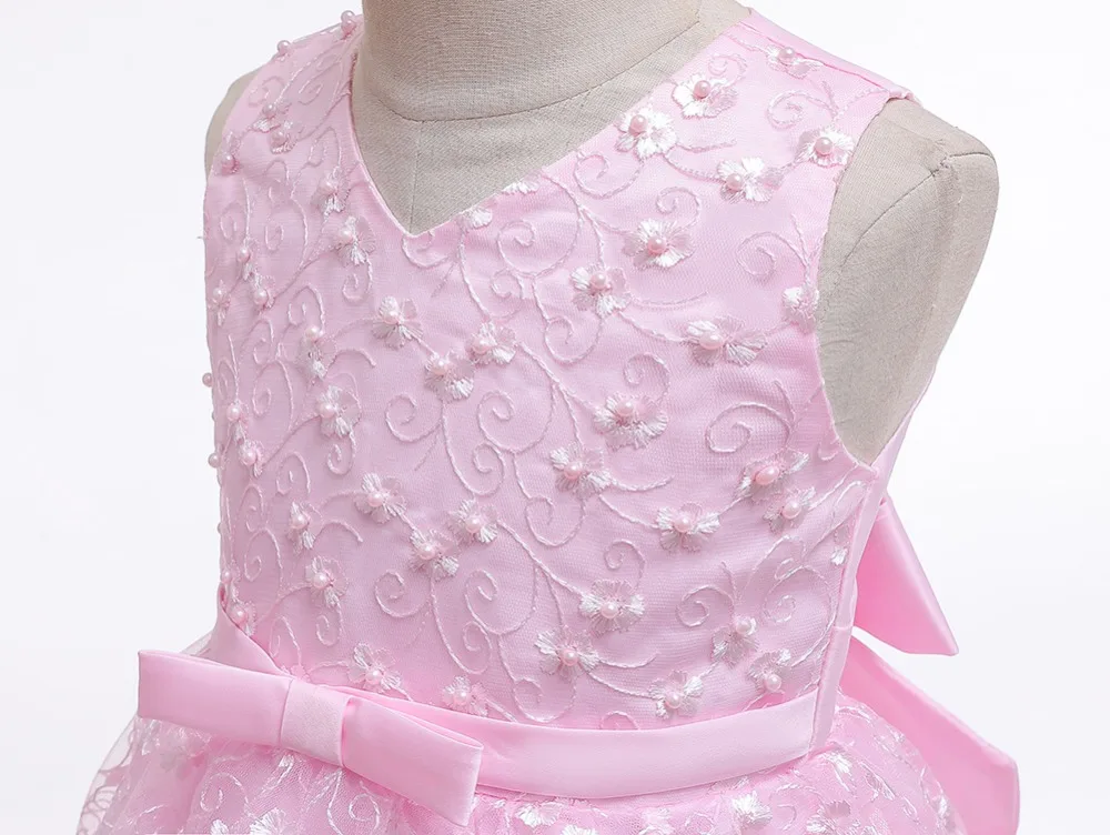 Hetiso/платье для маленьких девочек; летнее элегантное платье принцессы для малышей; праздничные платья для малышей; детское Свадебное бальное платье; костюм; years лет