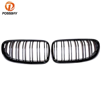 

POSSBAY Gloss Black Front Mesh Grill Car Bumper Cnnter Grilles for BMW 3-Series E93 330i/335i/335is/M3 Cabrio 2010-2013 Facelift