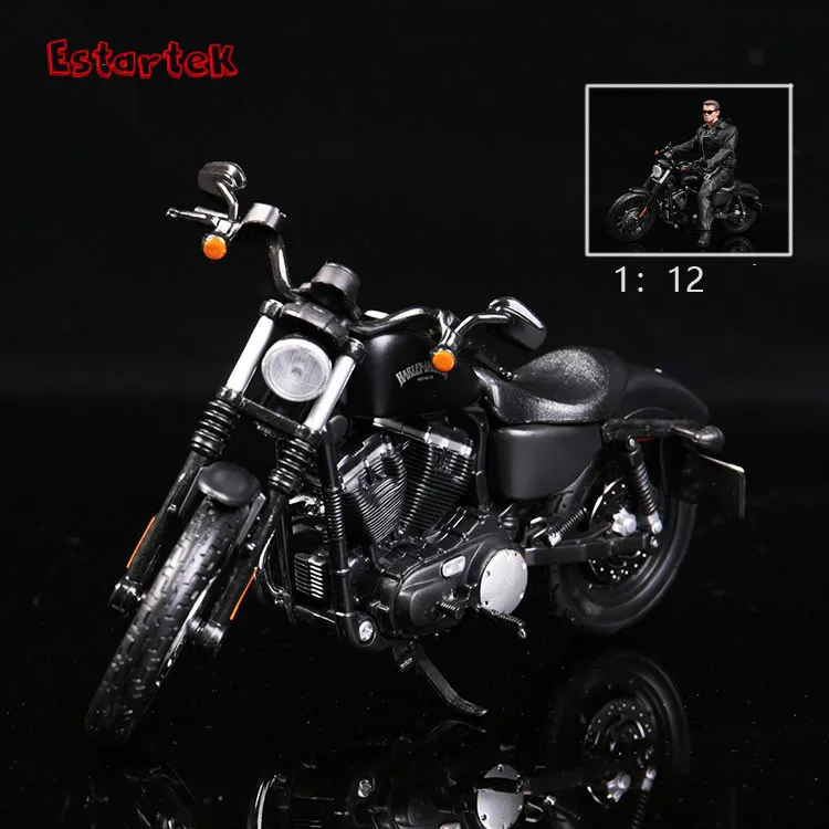 

Estartek 1/12th Scale Alloy &ABS T800 Terminator Motorcycle for 6inch Action Figure Hobby Gift DIY