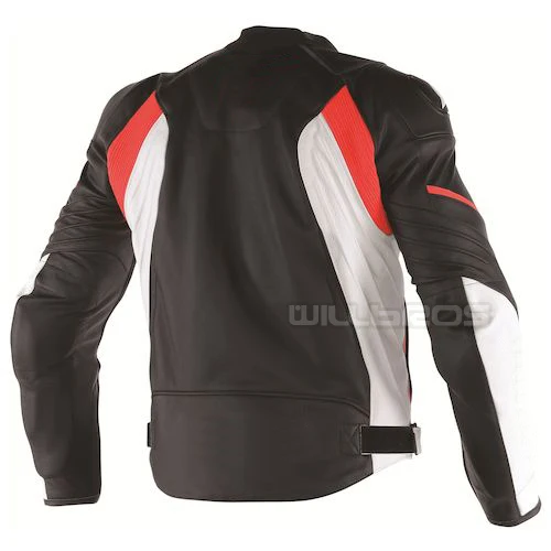 Dain Avro D1 кожаная мотоциклетная куртка черная мотокросса одежда для верховой езды