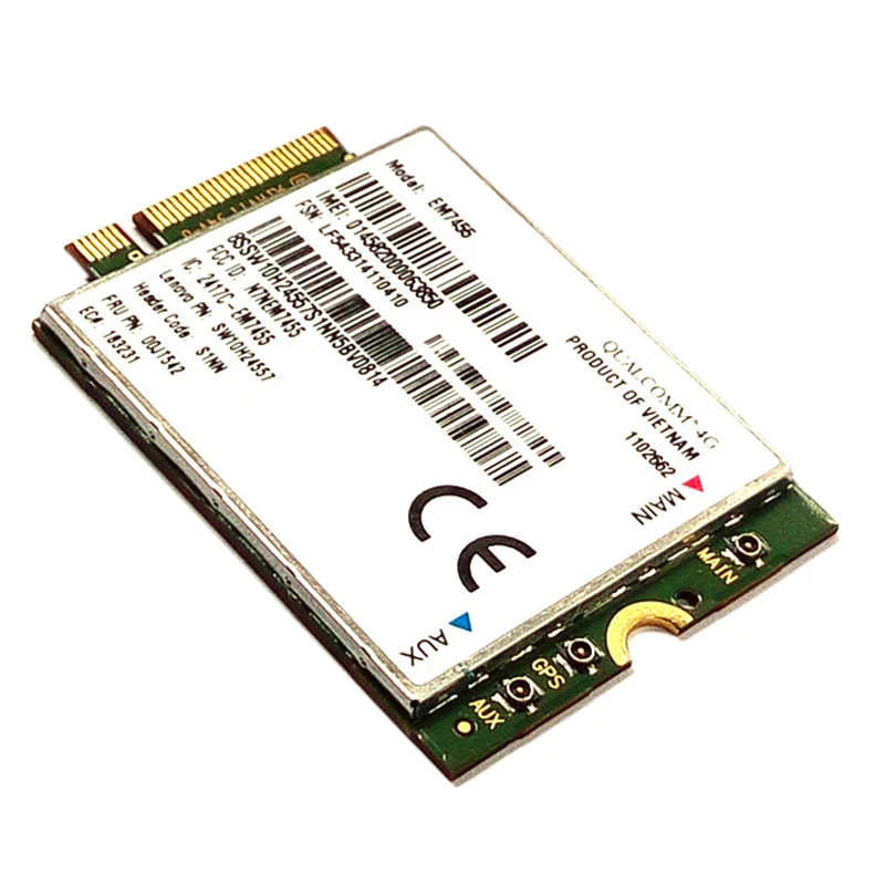 4 аппарат не привязан к оператору сотовой связи WWAN карты для Sierra Wireless airprime EM7455 GOBI6000 FRU: S1NN для lenovo X270 T470 T470S T470P P51 P71 2017X1+ антенна