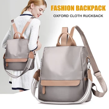 

Hot Selling Women Backpack Bag Zipper Adjustable Anti Theft for School Travel Mobile Phone -B5