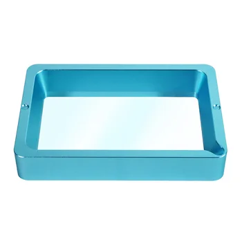 

Durable Material Trough Fittings Anodized Aluminum SLA Easy Install Replacement Parts Blue 3D Printer Office For Photo Curable
